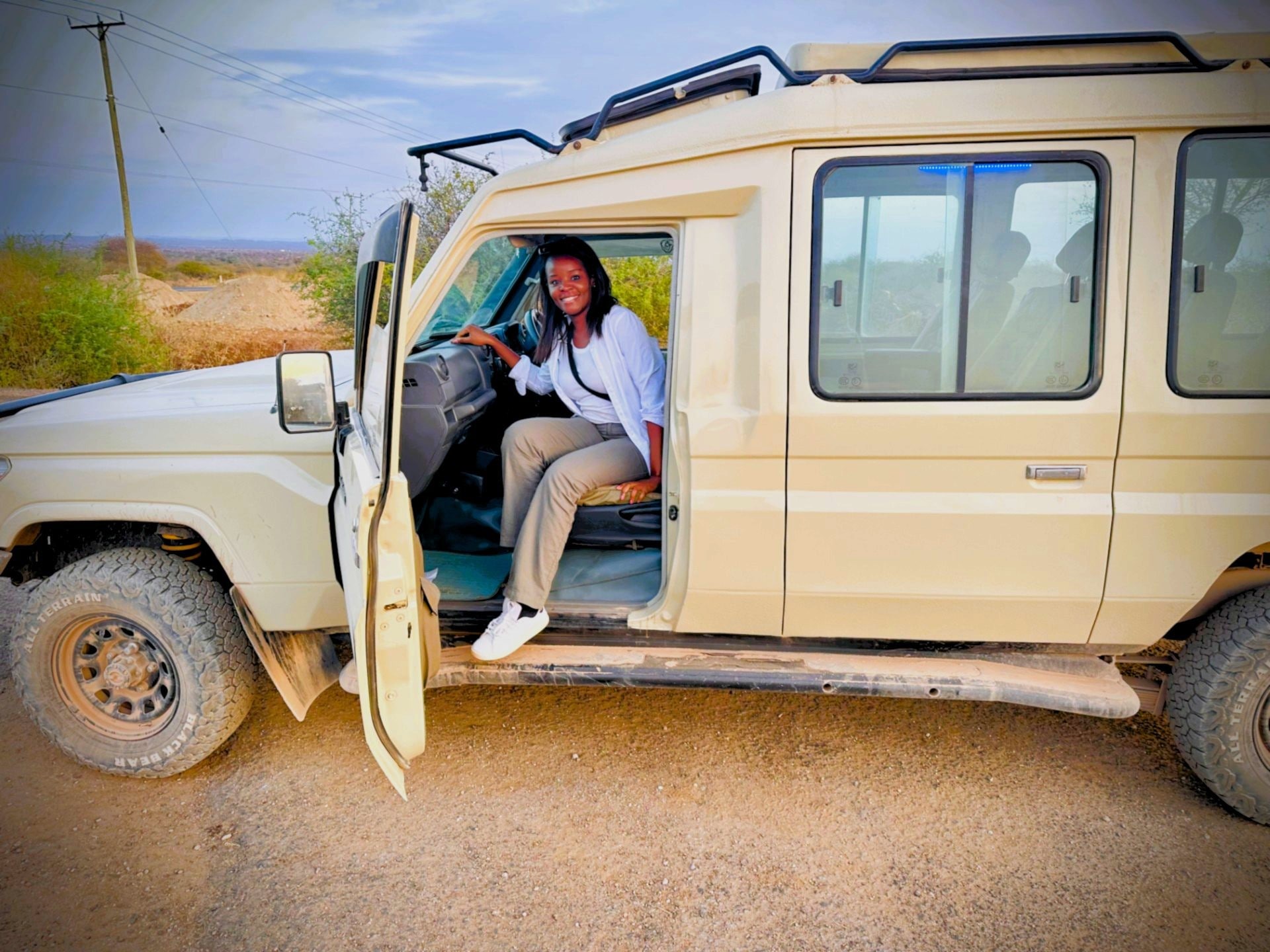 Milly at Amboseli National Park