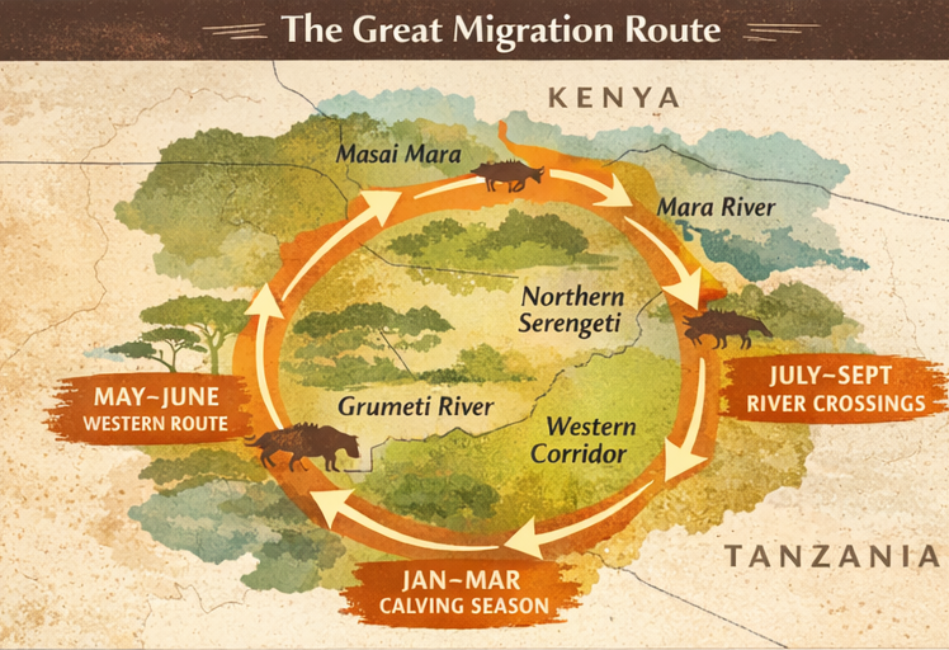The Great Migration Explained: Masai Mara & Serengeti